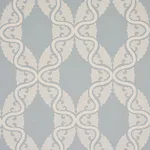 Schumacher 80311 Siljan Sky fabric swatch
