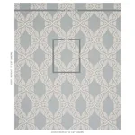 Schumacher 80311 Siljan Sky fabric swatch