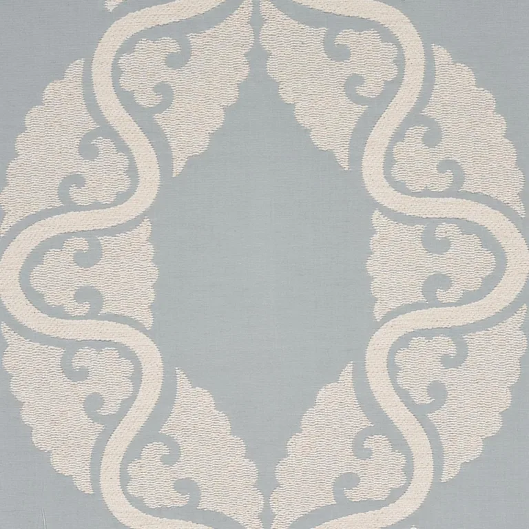 Schumacher 80311 Siljan Sky fabric swatch