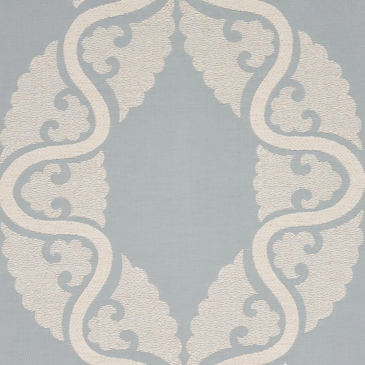 Schumacher 80311 Siljan Sky fabric swatch