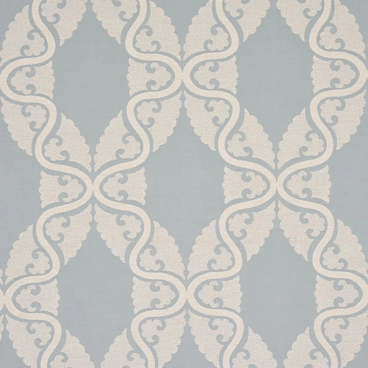 Schumacher 80311 Siljan Sky fabric swatch