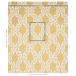 Schumacher 80312 Siljan Yellow fabric swatch