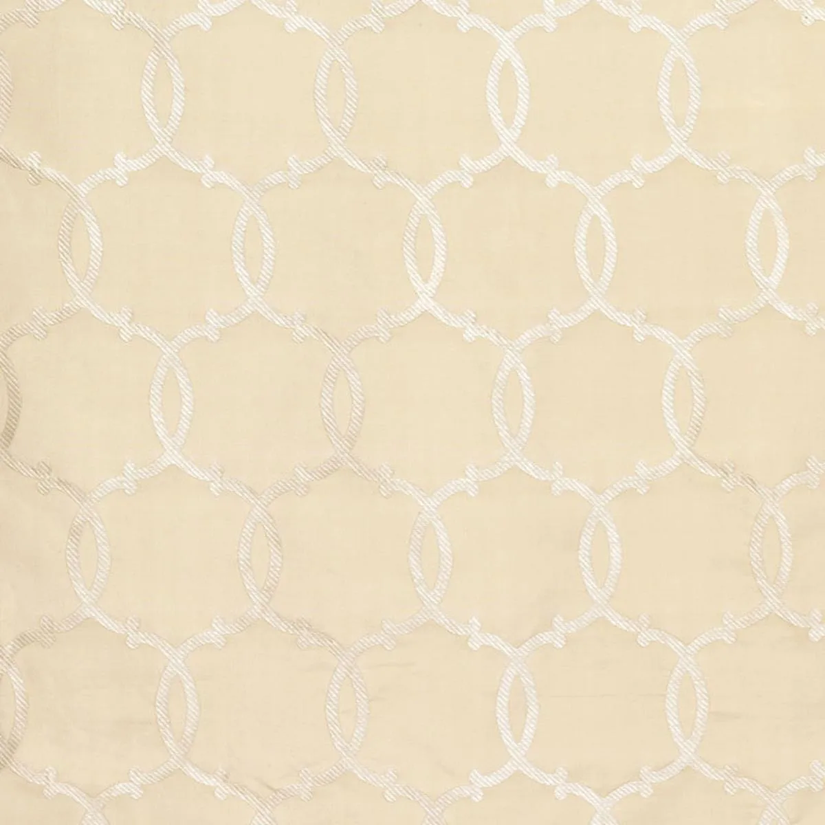 Schumacher 63712 Silk Tracery Alabaster fabric swatch