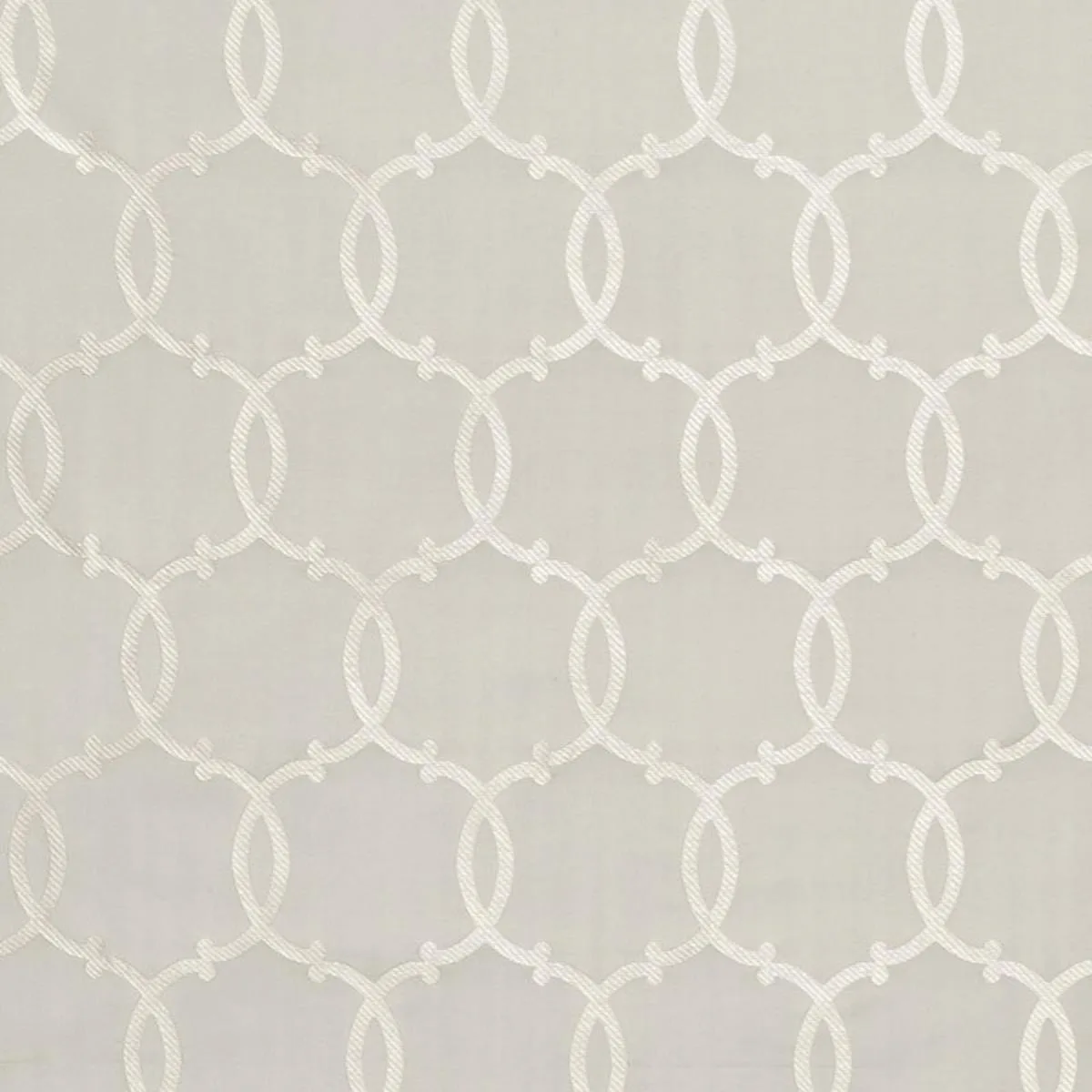 Schumacher 63711 Silk Tracery Pearl fabric swatch