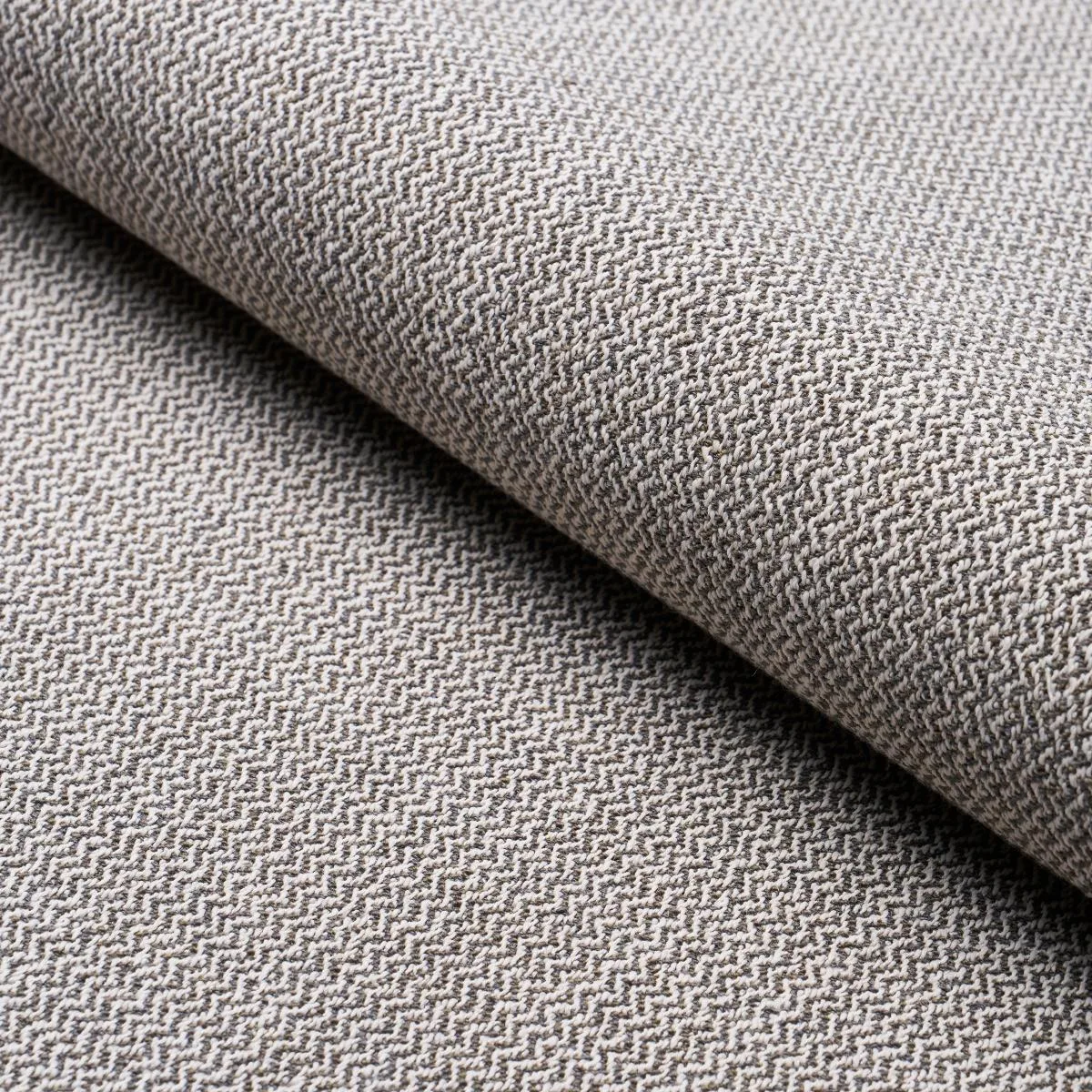 Schumacher 84185 Simon Indoor/Outdoor Charcoal fabric swatch