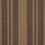 Schumacher 83260 Simon Wool Linen Stripe Brown fabric swatch