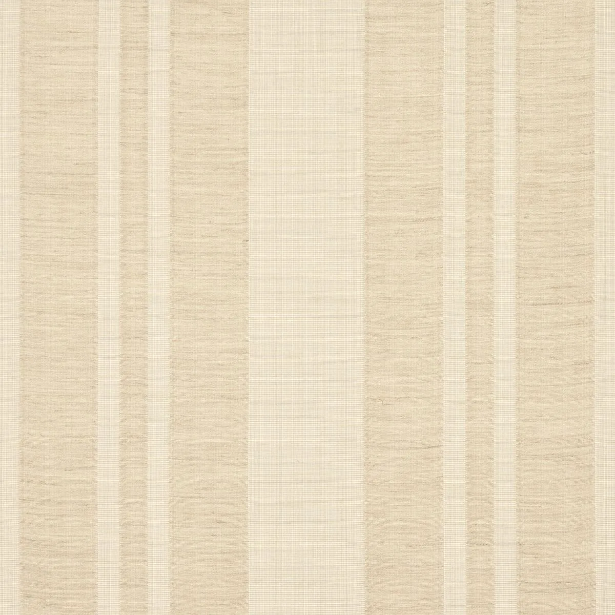 Schumacher 83261 Simon Wool Linen Stripe Natural fabric swatch