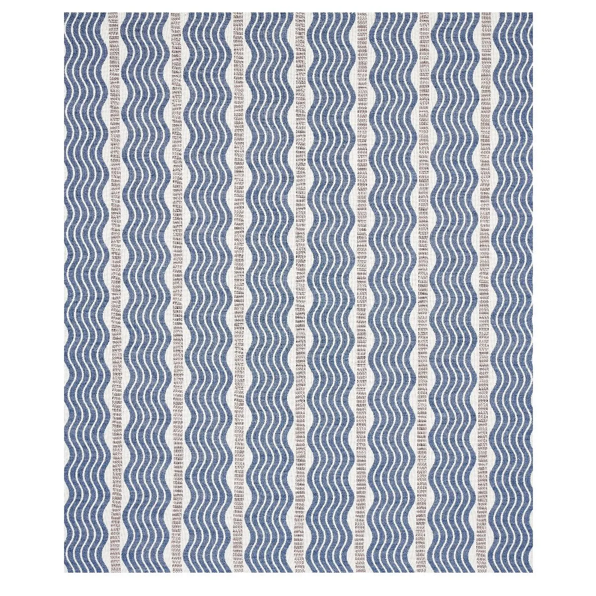 Schumacher 79941 Sina Stripe Blue fabric swatch