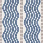Schumacher 79941 Sina Stripe Blue fabric swatch