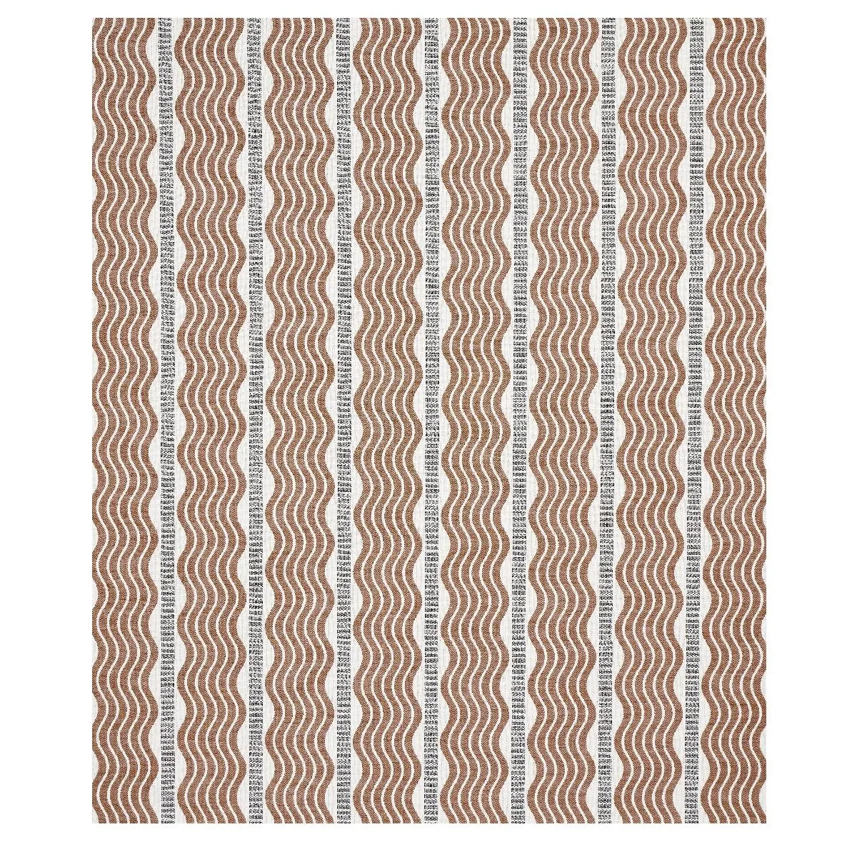 Schumacher 79942 Sina Stripe Brown fabric swatch