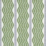 Schumacher 79940 Sina Stripe Green fabric swatch
