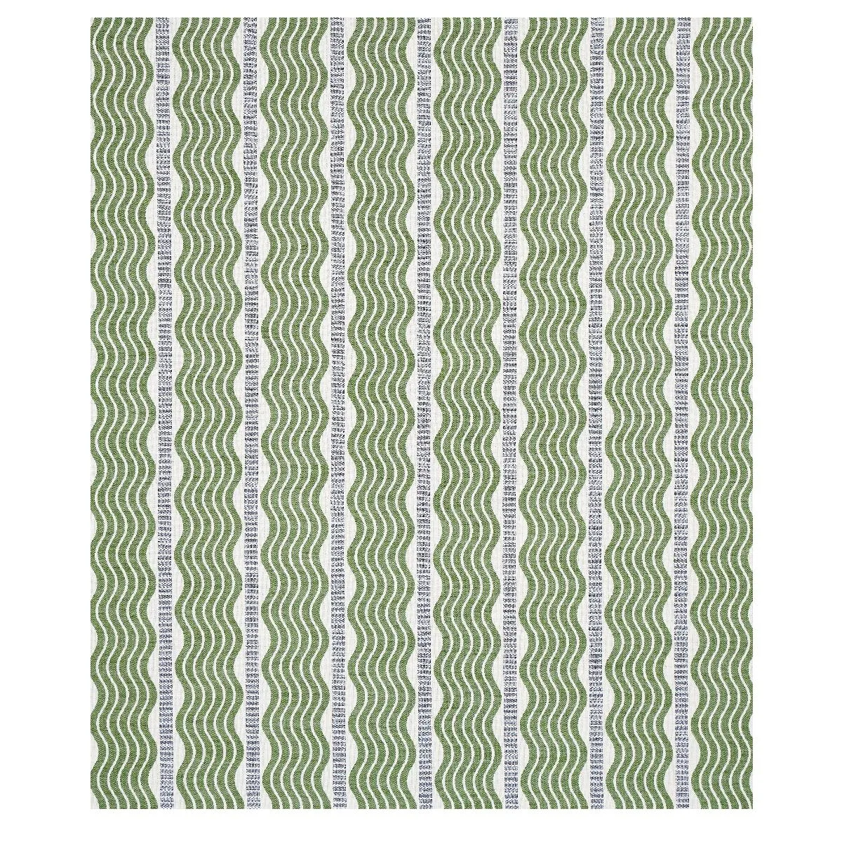 Schumacher 79940 Sina Stripe Green fabric swatch