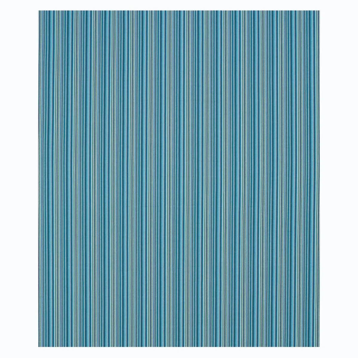 Schumacher 79352 Sinoir Stripe Blue fabric swatch