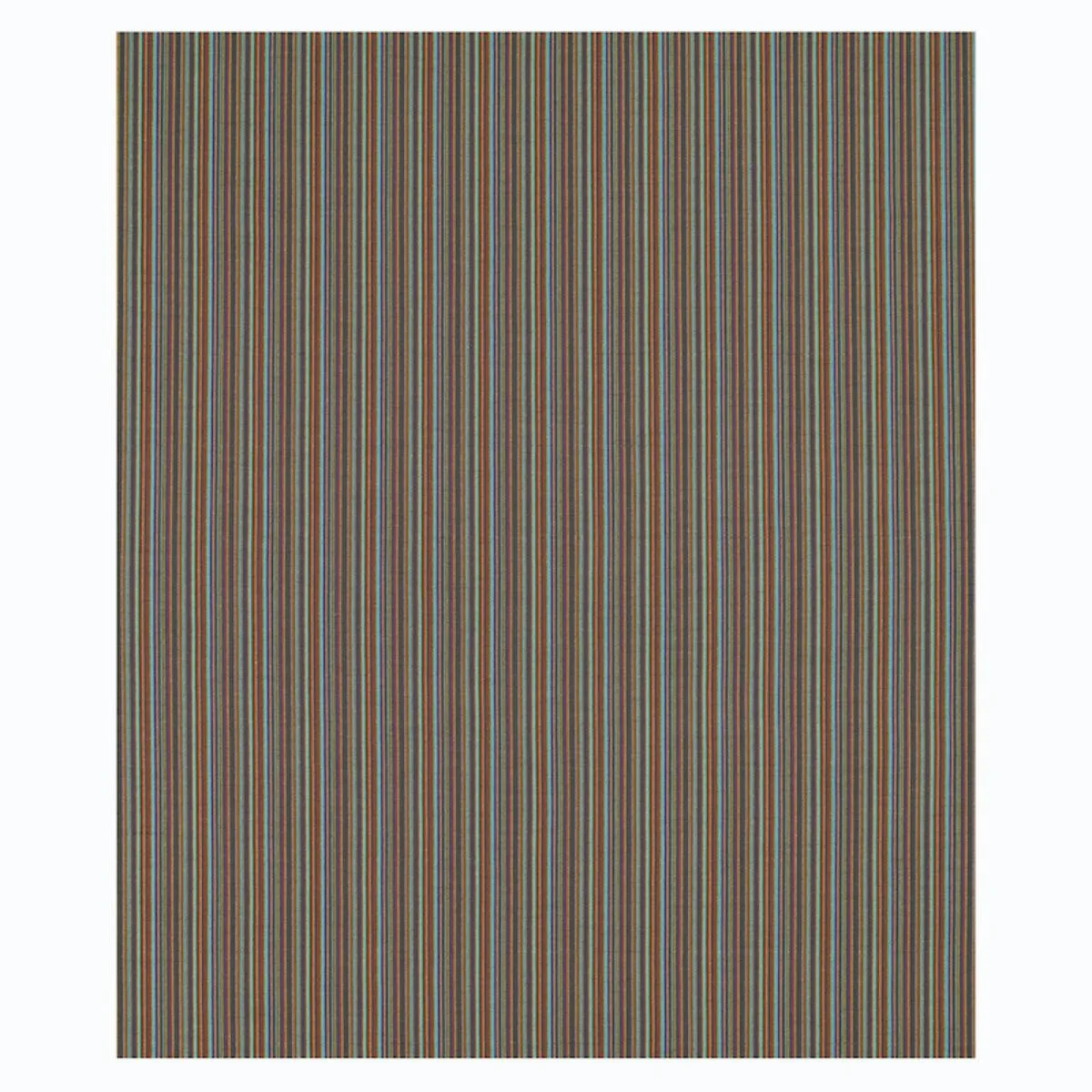Schumacher 79351 Sinoir Stripe Multi fabric swatch