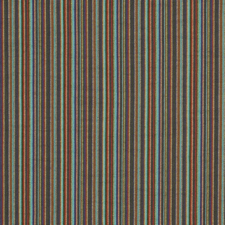 Schumacher 79351 Sinoir Stripe Multi fabric swatch