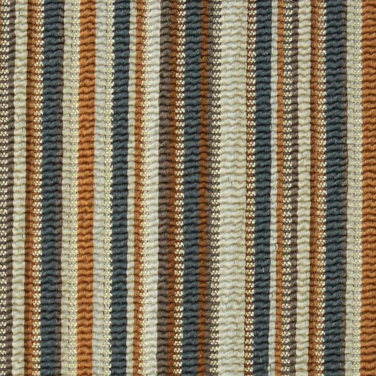 Schumacher 79350 Sinoir Stripe Neutral fabric swatch