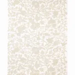 Schumacher 63760 Sissinghurst Crewel Ivory fabric swatch
