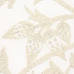 Schumacher 63760 Sissinghurst Crewel Ivory fabric swatch