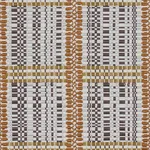 Schumacher 86852 Skyline Plaid Bronze fabric swatch