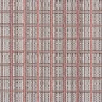 Schumacher 86851 Skyline Plaid Merlot fabric swatch