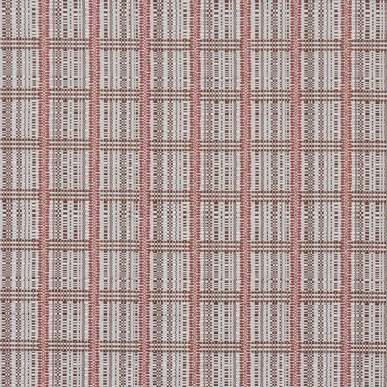 Schumacher 86851 Skyline Plaid Merlot fabric swatch