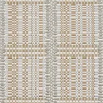 Schumacher 86850 Skyline Plaid Stone fabric swatch