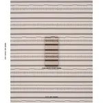Schumacher 86870 Skyline Stripes Reversible Americano fabric swatch