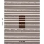 Schumacher 86870 Skyline Stripes Reversible Americano fabric swatch