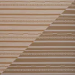 Schumacher 86871 Skyline Stripes Reversible Dune fabric swatch
