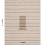 Schumacher 86871 Skyline Stripes Reversible Dune fabric swatch