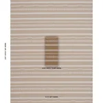 Schumacher 86871 Skyline Stripes Reversible Dune fabric swatch