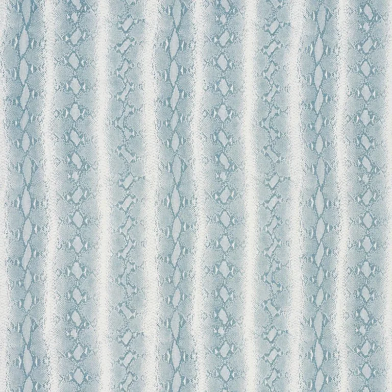 Schumacher 176350 Snake Rattle & Roll Linen Cloud fabric swatch