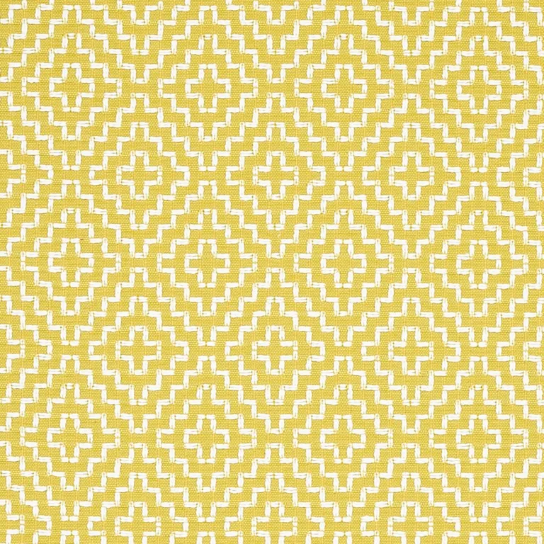 Schumacher 65622 Soho Weave Citron fabric swatch
