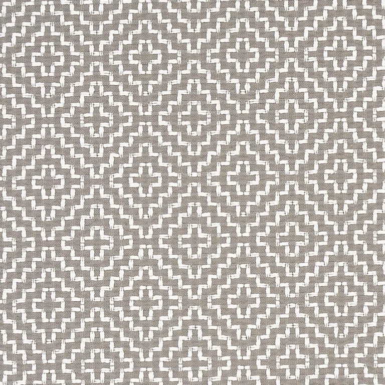 Schumacher 65628 Soho Weave Grey fabric swatch