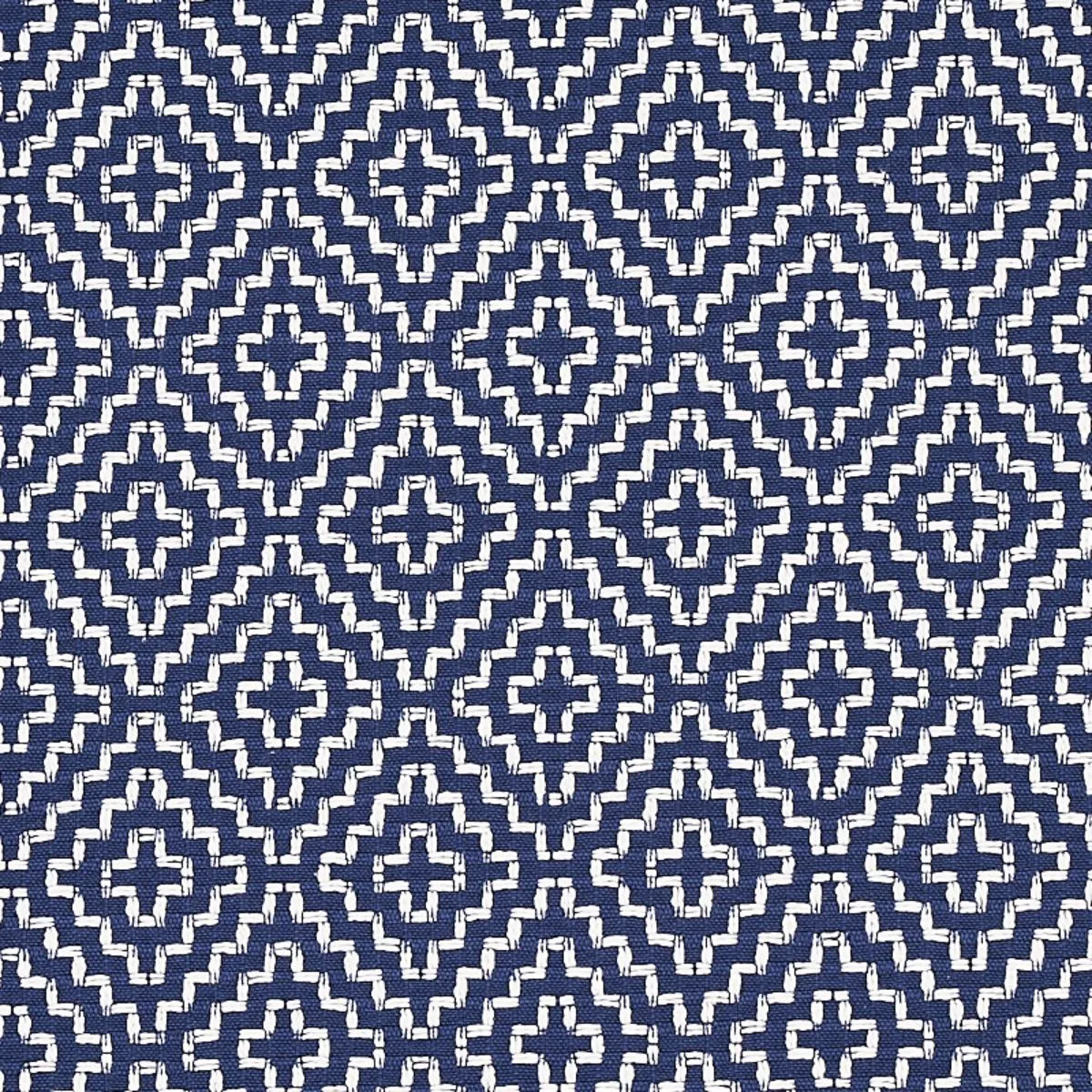 Schumacher 65627 Soho Weave Navy fabric swatch