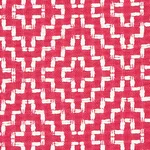 Schumacher 65620 Soho Weave Raspberry fabric swatch