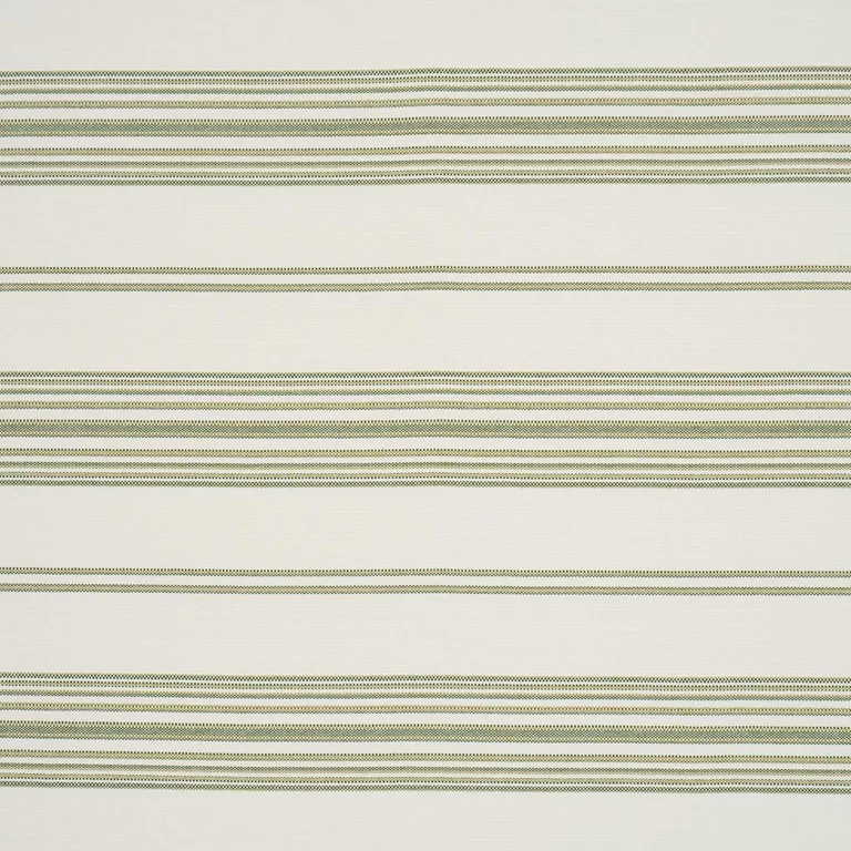 Schumacher 79333 Solana Stripe Indoor/Outdoor Green fabric swatch