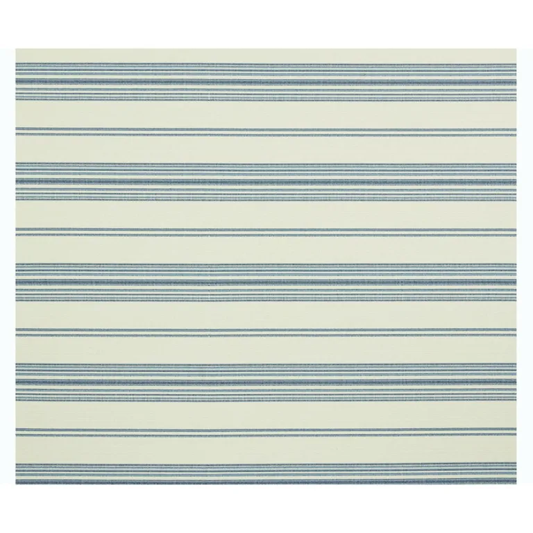 Schumacher 79330 Solana Stripe Indoor/Outdoor Navy fabric swatch