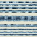 Schumacher 79330 Solana Stripe Indoor/Outdoor Navy fabric swatch