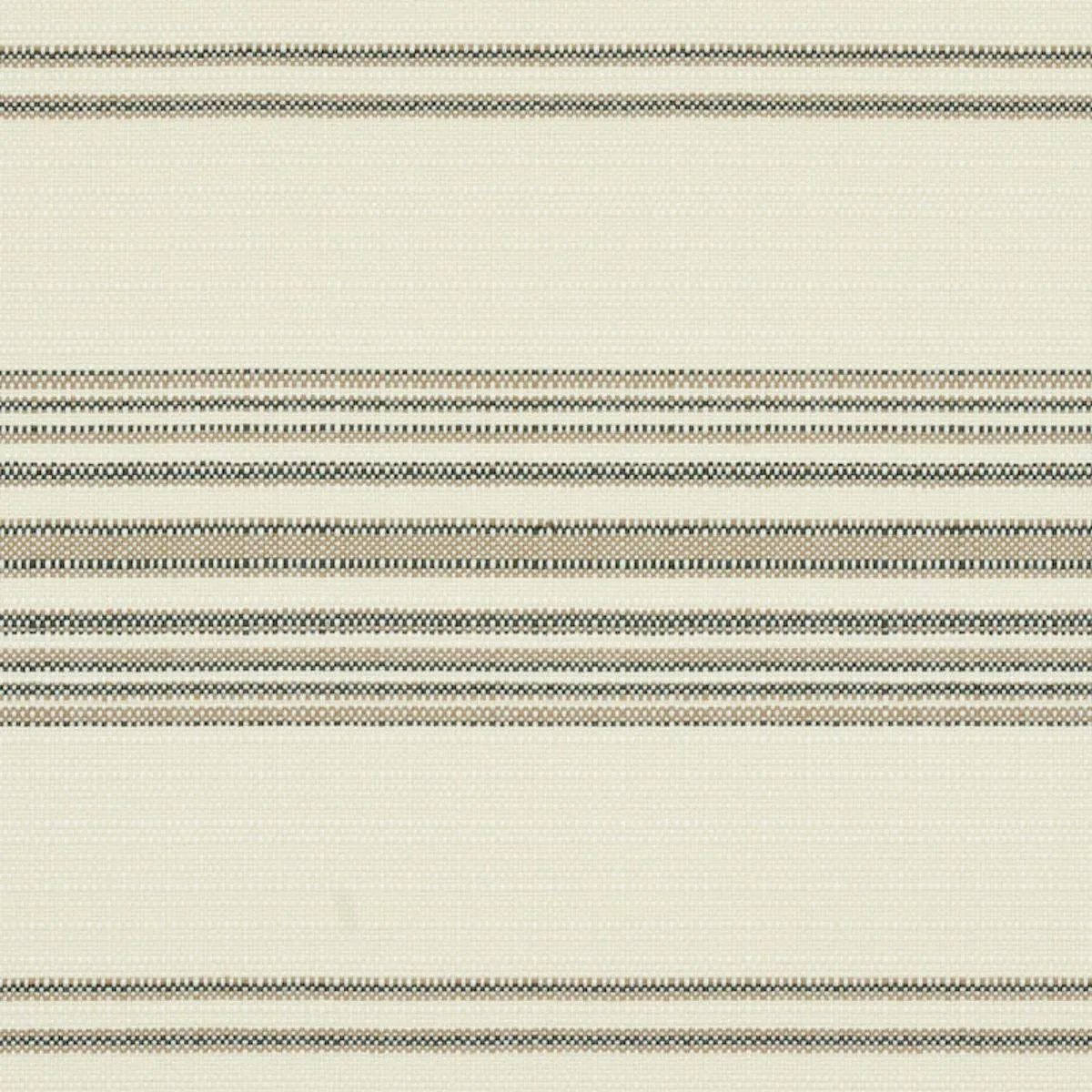 Schumacher 79331 Solana Stripe Indoor/Outdoor Stone fabric swatch