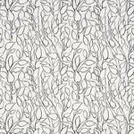 Schumacher 178702 Solandra Vine Black fabric swatch