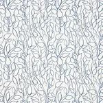 Schumacher 178700 Solandra Vine Blue fabric swatch