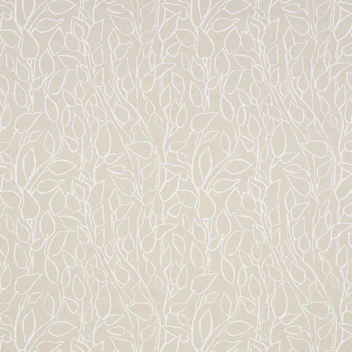 Schumacher 178703 Solandra Vine Natural fabric swatch