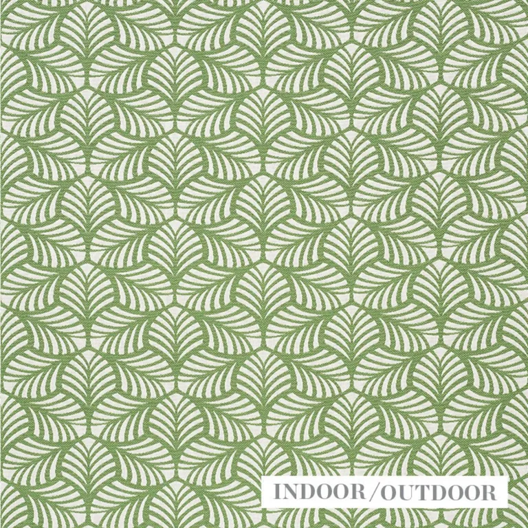 Schumacher 73822 Sonia Ii Indoor/Outdoor Green fabric swatch