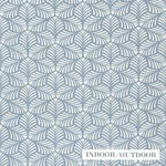 Schumacher 73821 Sonia Ii Indoor/Outdoor Sky fabric swatch