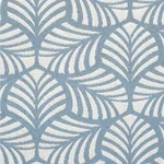 Schumacher 73821 Sonia Ii Indoor/Outdoor Sky fabric swatch