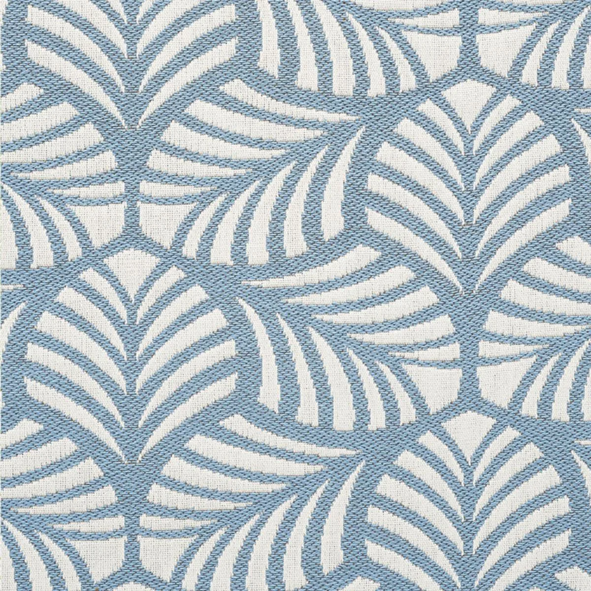 Schumacher 73821 Sonia Ii Indoor/Outdoor Sky fabric swatch