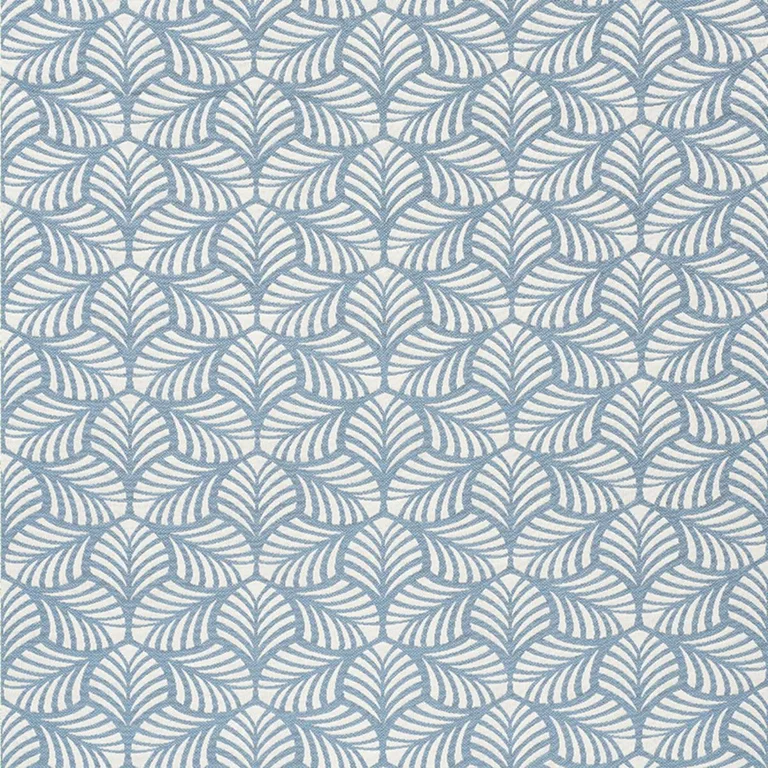 Schumacher 73821 Sonia Ii Indoor/Outdoor Sky fabric swatch