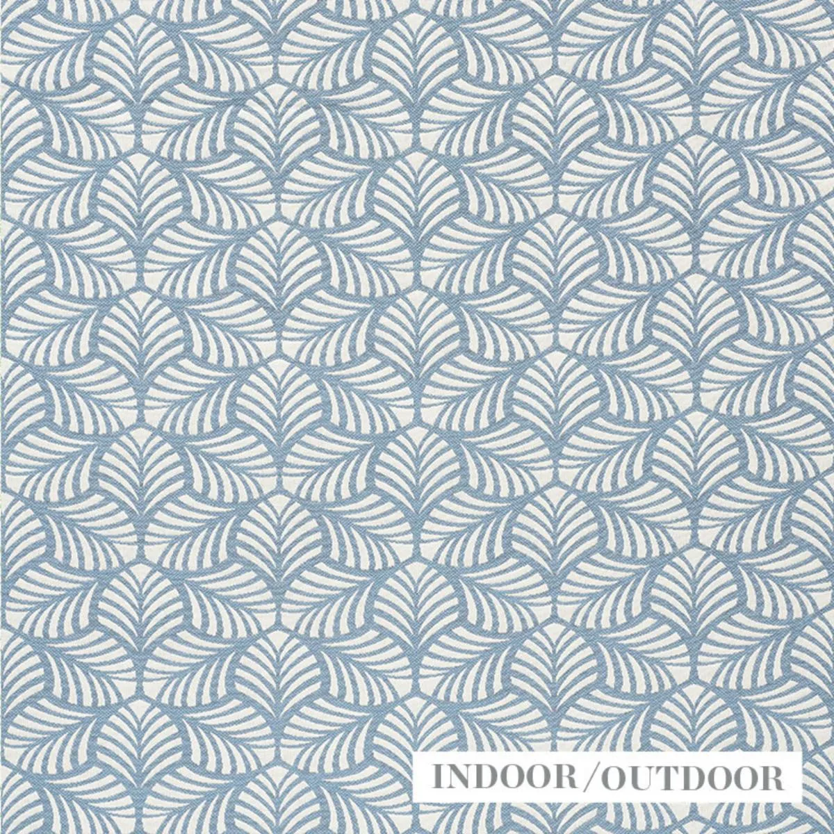 Schumacher 73821 Sonia Ii Indoor/Outdoor Sky fabric swatch