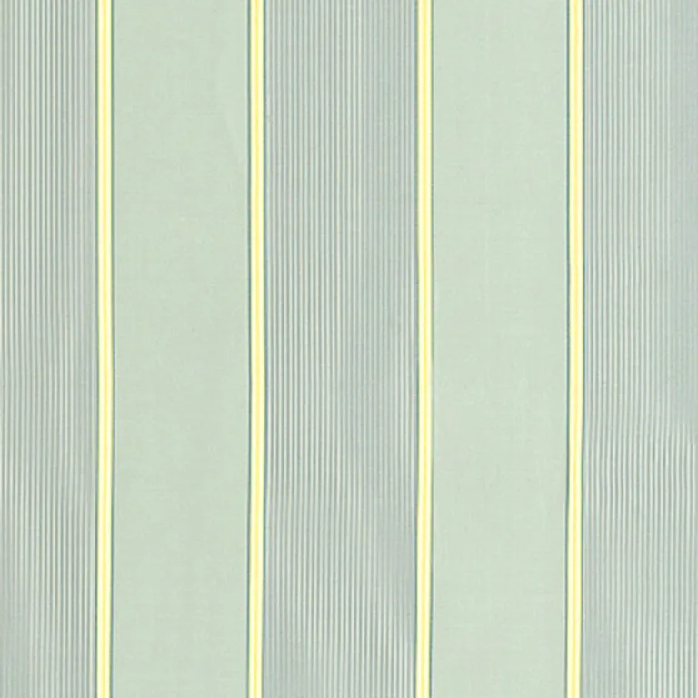 Schumacher 52710 Sophia Silk Stripe Aqua fabric swatch